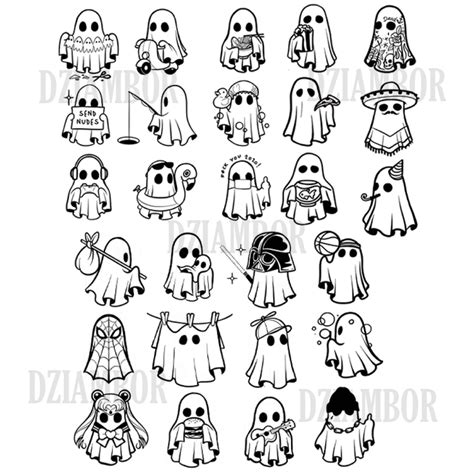 simple ghost tattoo flash|small cute ghost tattoo.